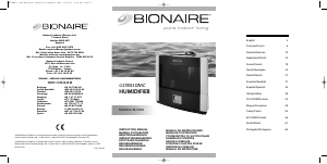 Bruksanvisning Bionaire BU7000 Luftfukter