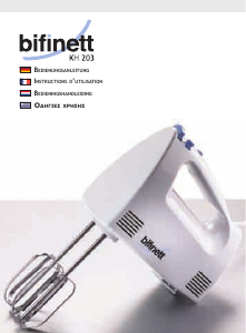 Handleiding Bifinett KH 203 Handmixer