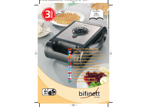 Manual Bifinett KH 1104 Waffle criador