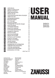 Manual Zanussi ZHP615X Hotă