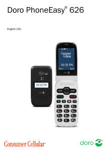 Handleiding Doro PhoneEasy 626 (Consumer Cellular) Mobiele telefoon