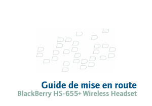 Mode d’emploi BlackBerry HS-655+ Headset