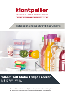 Manual Montpellier MS137W Fridge-Freezer