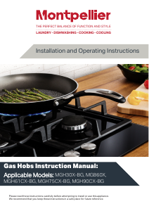 Manual Montpellier MGB60X Hob