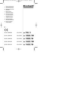 Handleiding Einhell SB 1625/1W Kolomboormachine