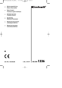 Manual Einhell BG-EM 1336 Corta-relvas