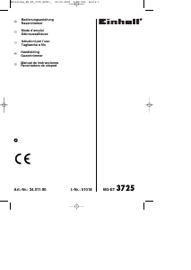 Mode d’emploi Einhell BG-ET 3725 Coupe-herbe