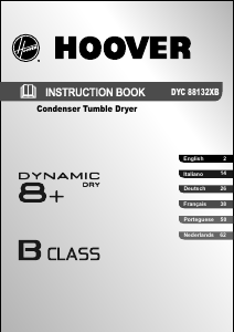 Mode d’emploi Hoover DYC 88132 XB-S Sèche-linge