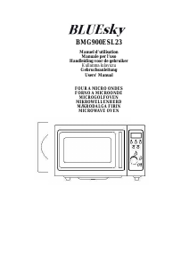 Bedienungsanleitung Bluesky BMG 900 ESL23 Mikrowelle