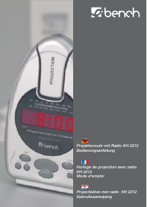 Mode d’emploi E-Bench KH 2212 Radio-réveil