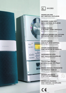 Manuale E-Bench KH 2300 Stereo set