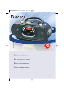 Bedienungsanleitung E-Bench KH 2262 Stereoanlage