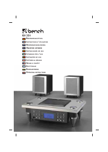 Bruksanvisning E-Bench KH 350 Stereoanläggning