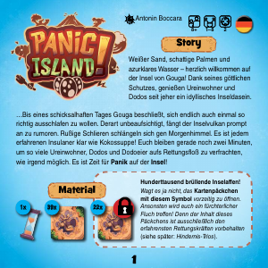 Bedienungsanleitung Zoch Panic Island