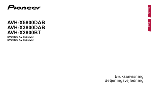 Bruksanvisning Pioneer AVH-X3800DAB Bilradio