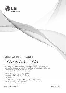 Manual de uso LG LD-4321W Lavavajillas