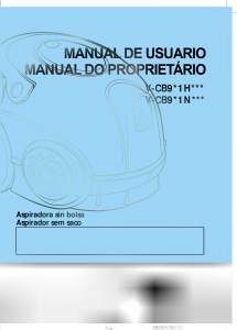 Manual de uso LG V-CB961HTQ Aspirador