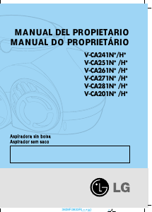 Manual LG V-CA271NTQG Aspirador