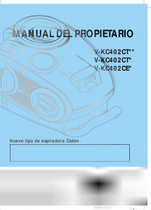 Manual de uso LG V-KC402CTUQ Aspirador