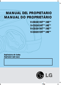 Manual de uso LG V-CA281NTQ Aspirador