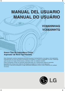 Manual de uso LG VC6820NHAQ Aspirador