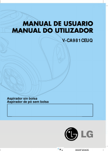 Manual de uso LG V-CA981CEUQ Aspirador