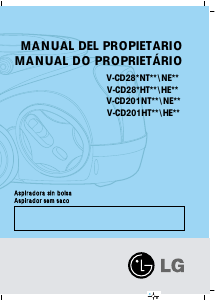 Manual LG V-CD281HTQ Aspirador