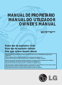 Manual de uso LG VK7920NHAQT Aspirador