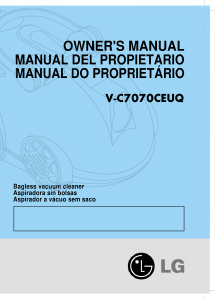 Manual LG V-C7070CEUQ Vacuum Cleaner