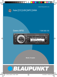 Mode d’emploi Blaupunkt Queens MP56 Autoradio