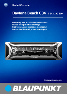 Manual Blaupunkt Daytona Beach C34 Auto-rádio