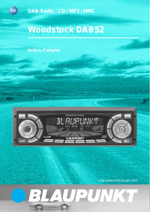 Mode d’emploi Blaupunkt Woodstock DAB52 Autoradio