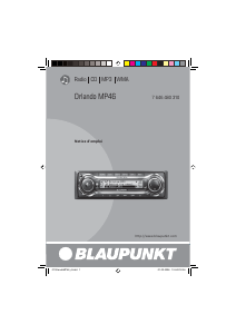 Mode d’emploi Blaupunkt Orlando MP46 Autoradio