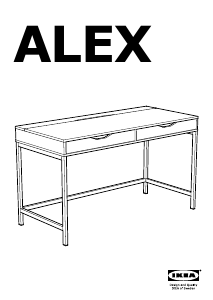 Käyttöohje IKEA ALEX Työpöytä