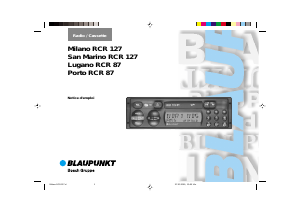 Mode d’emploi Blaupunkt Milano RCR 127 Autoradio