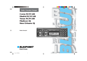 Mode d’emploi Blaupunkt Texas RCM 148 Autoradio