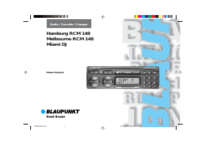 Mode d’emploi Blaupunkt Melbourne RCM 148 Autoradio