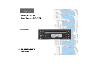 Mode d’emploi Blaupunkt Wien RD 127 Autoradio