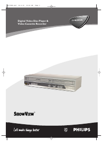 Handleiding Philips DVP620VR ShowView DVD-Video combinatie