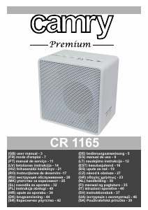 Instrukcja Camry CR 1165 Radio