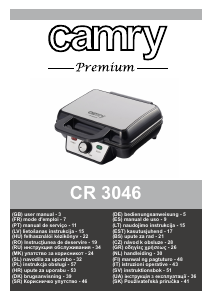 Használati útmutató Camry CR 3046 Kontaktgrill