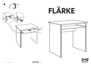 Handleiding IKEA FLARKE Bureau