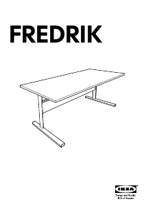 사용 설명서 이케아 FREDRIK 책상