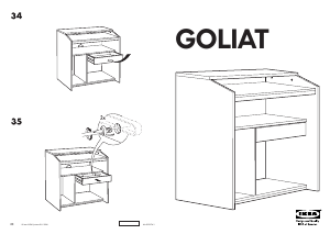 Εγχειρίδιο IKEA GOLIAT Γραφείο