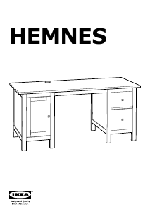 Brugsanvisning IKEA HEMNES Skrivebord