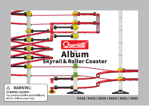 Manual Quercetti 6430 Skyrail & Roller Coaster Pista de bolas