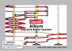 Handleiding Quercetti 6630 Skyrail & Roller Coaster Knikkerbaan