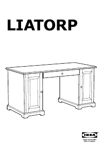 Brugsanvisning IKEA LIATORP Skrivebord