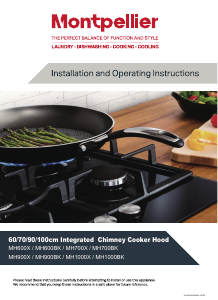 Manual Montpellier MH700X Cooker Hood