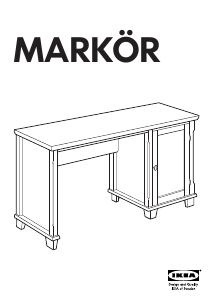 Посібник IKEA MARKOR Письмовий стіл